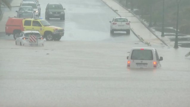 Lanzarote floods leave cars submerged as Canary Islands declare state of emergency