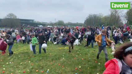 Plus de 2 000 chasseurs d'oeufs au Paradis à Braine-l'Alleud
