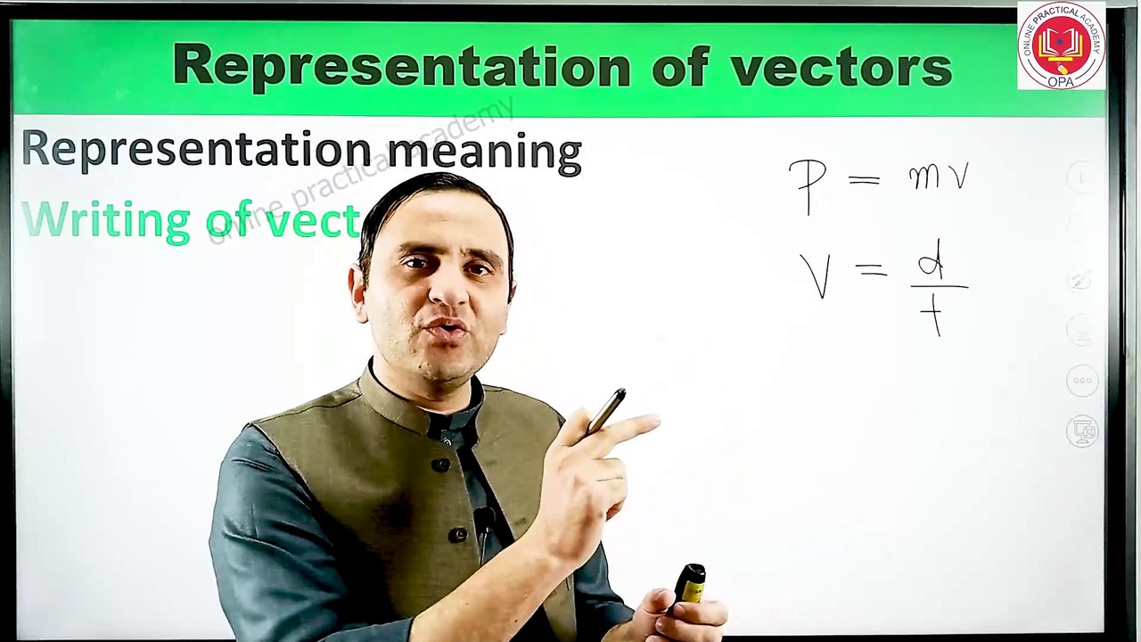 2.1 symbolic representation of vectors