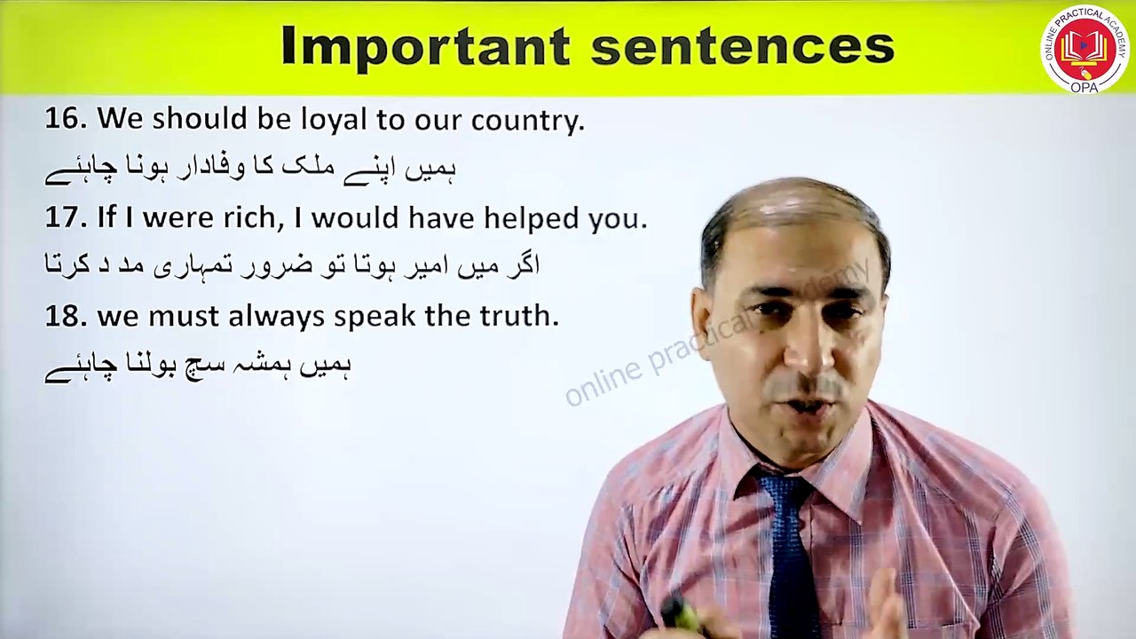 Important Sentance