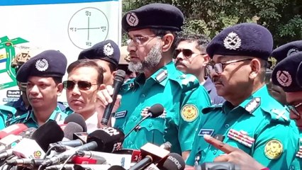 পহেলা বৈশাথে ডিএমপি ট্রাফিক ব্যবস্থা কেমন হবে প্রেস ব্রিফিং ট্রাফিক প্রধান