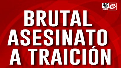 Brutal asesinato a traición: lo mató de una puñalada