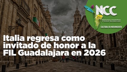 Italia regresa a la FIL Guadalajara como Invitado de Honor en 2026