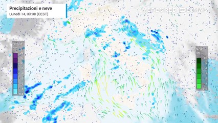 Settimana di piogge per Centro e Nord Italia