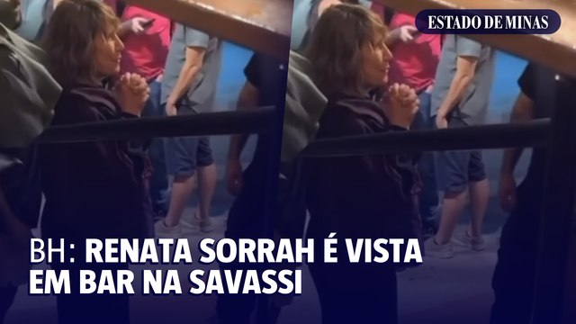 Renata Sorrah é vista em bar na Savassi, em Belo Horizonte