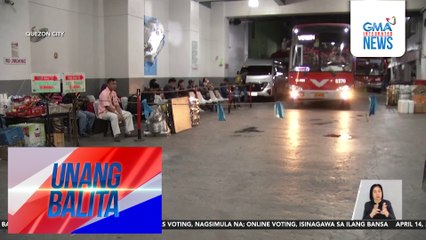 Ilang bus terminal, fully booked na ang mga biyahe sa Miyerkulas Santo | Unang Balita