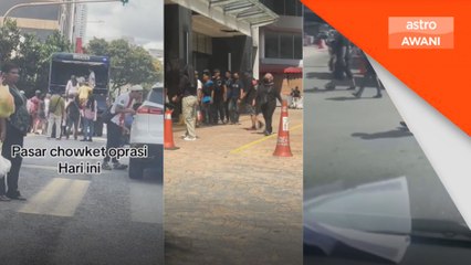 Op Kutip: 103 Warga asing ditahan di Pasar Chow Kit