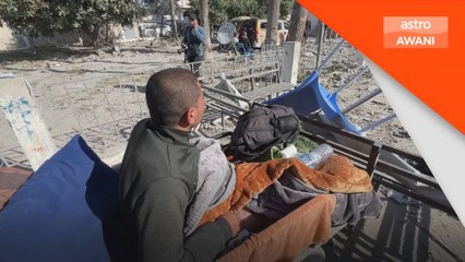 Israel serang hospital Gaza, pesakit terpaksa dipindahkan ke jalanan