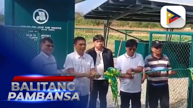 Solar Powered Irrigation System Project ng NIA, malaking tulong sa mga magsasaka sa Ilocos Norte