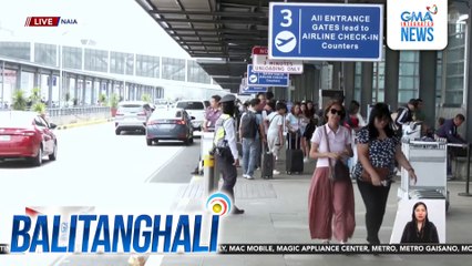 Mga pasahero sa NAIA Terminal 3, tuloy-tuloy ang pagdating | Balitanghali