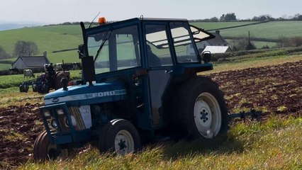 A Ford tractor and Ransom plough in action at the Crediton Working Day, video Alan Quick IMG_8034