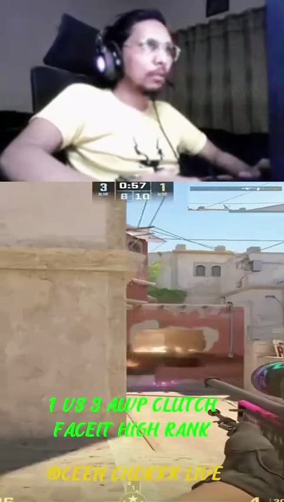 AWP GOD MODE: 1v4 CLUTCH on Faceit 😤💥