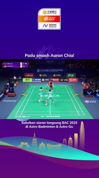 Pasangan China diasak bertubi-tubi oleh Aaron Chia & Soh Wooi Yik. Lain macam game play beregu lelaki negara kali ini👏👏