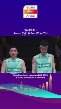 Beregu lelaki negara, Aaron Chia & Soh Wooi Yik melakar sejarah apabila muncul juara buat kali pertama dalam Kejohanan Badminton Asia.