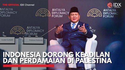 Indonesia Dorong Keadilan dan Perdamaian di Palestina