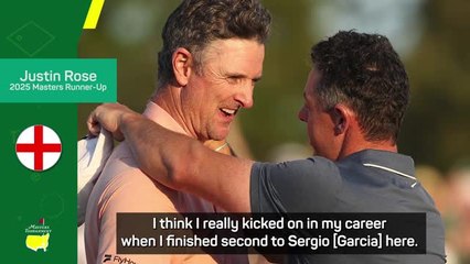 Rose determined to channel Masters playoff pain into more success