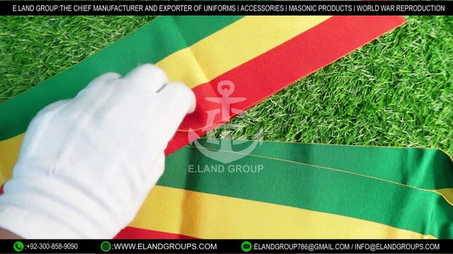 Echarpe de maire avec glands et coulant, Echarpe Maire ou Maire Adjoint, Echarpe De Maire