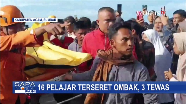 16 Pelajar Terseret Ombak Pantai Tiku Agam, 3 Meninggal Dunia