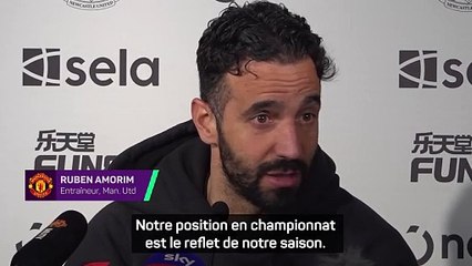 Amorim : "Notre position en championnat est le reflet de notre saison"