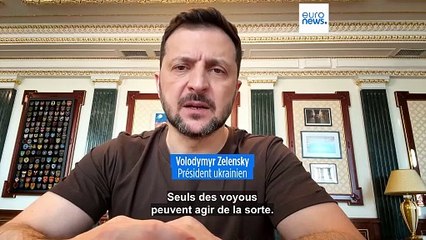 Volodymyr Zelensky exhorte le monde à agir après les frappes meurtrières sur Soumy