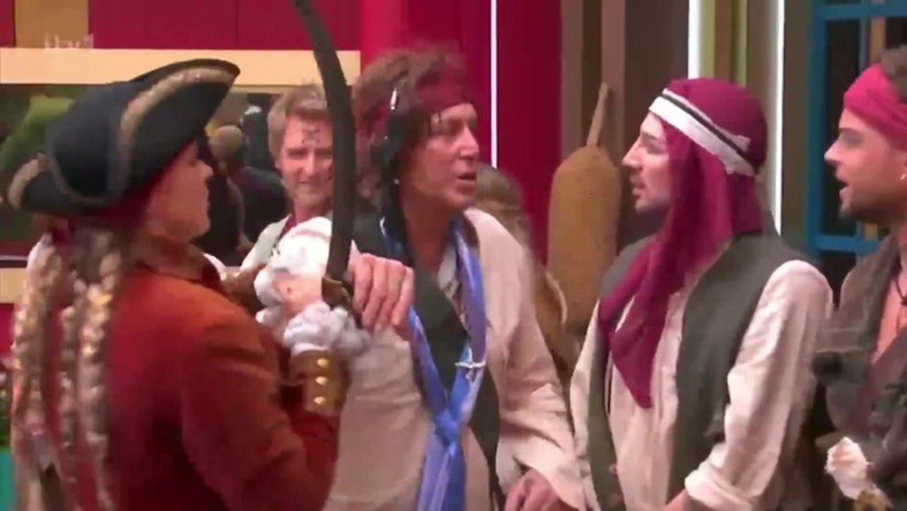 Watch moment Mickey Rourke furiously confronts Chris Hughes in Celebrity Big Brother moments before show axe