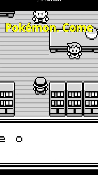 First Battle in Pokémon Blue Version on Retro Boy