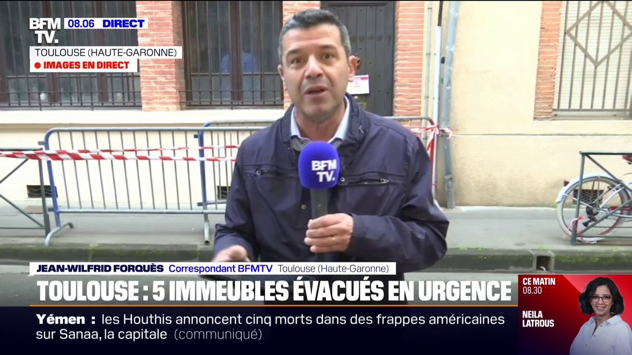 Toulouse: cinq immeubles qui menacent de s'effondrer évacués en urgence