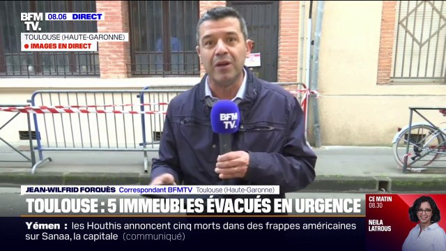 Toulouse: cinq immeubles qui menacent de s'effondrer évacués en urgence
