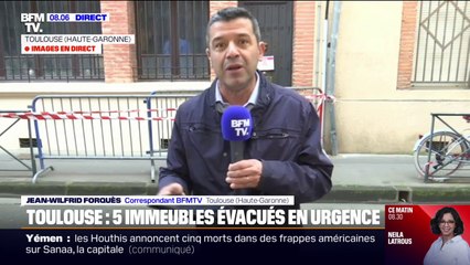 Toulouse: cinq immeubles qui menacent de s'effondrer évacués en urgence