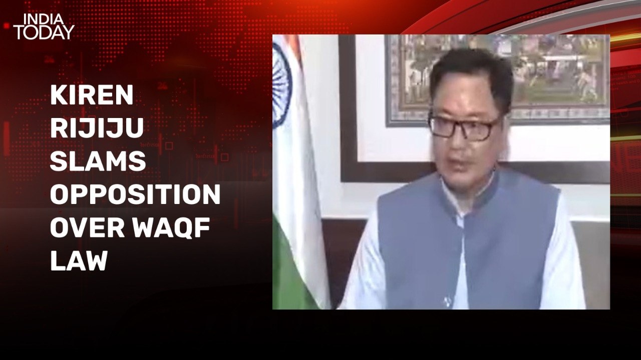 Kiren Rijiju accuses opposition of spreading falsehoods about Waqf law