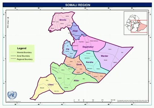Map of Somali Region. Peta Region Somali. Peta Wilayah Somali. Somali Region Map. Map of Region of Somali. Region of Somali Map