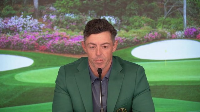 Rory McIlory describes Masters win and career grand slam in three words