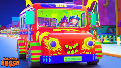 Halloween Wheels On The Bus And Spooky Cartoon Videos by Haunted House