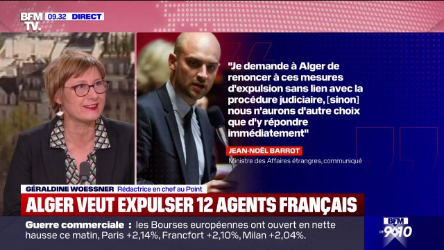 L'Algérie demande à 12 agents français de quitter le territoire sous 48 heures, Paris menace de représailles