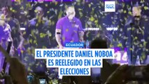 Daniel Noboa es reelegido presidente de Ecuador en medio de denuncias de fraude electoral