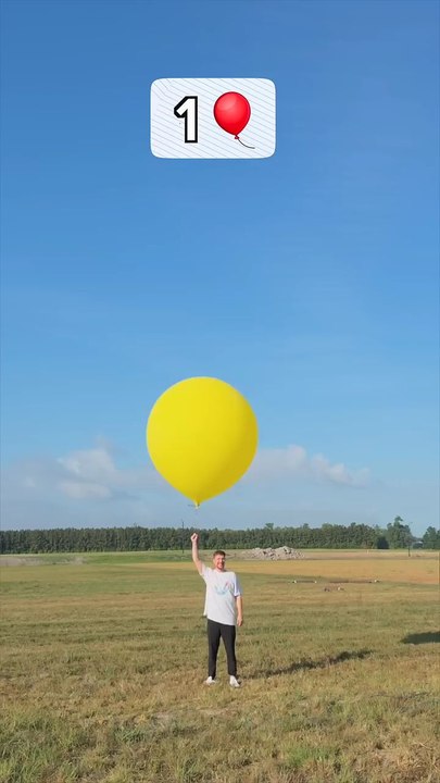 how many balloons does it take to fly?