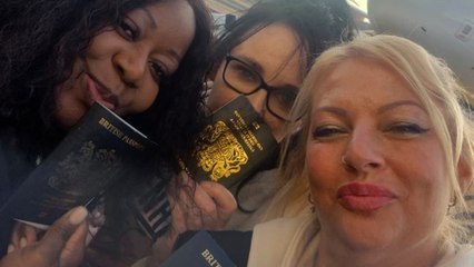 Extreme day trip colleagues take "eight hour holidays" but fly home for bed