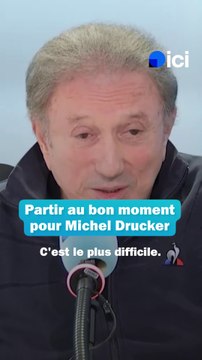 Michel Drucker : Je voudrais sortir par le haut, mais j'ai encore des choses à faire