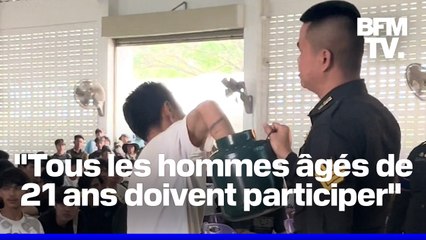 En Thaïlande, le gouvernement organise une loterie pour choisir les prochaines recrues de l'armée