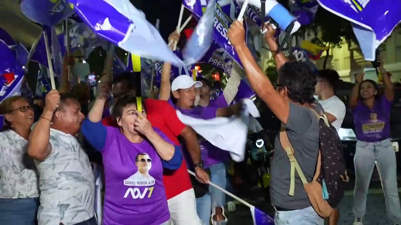 Noboa gewinnt Wahl in Ecuador – Rivalin erkennt Sieg nicht an