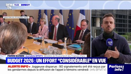 Budget 2026: "notre pays est trop endetté" explique Éric Lombard, ministre de l'Économie