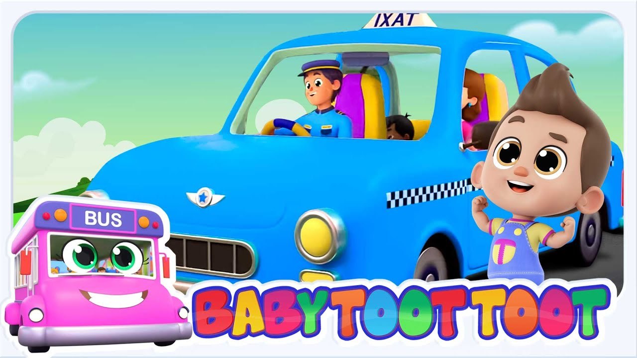 Baby Toot Toot Roues Sur le Taxi + Plus Véhicules Rimes et Comptines pour Enfants