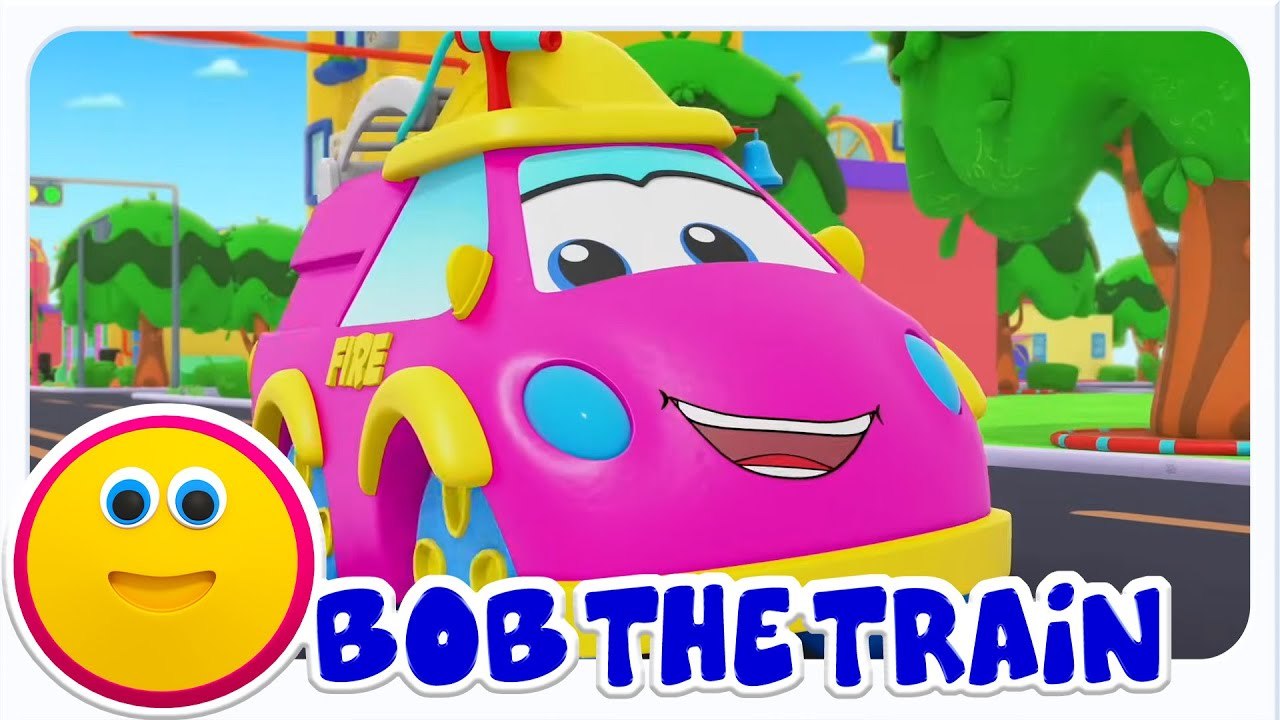 Roues Sur le Camion de Pompier + Plus Comptines et Vidéos Dessins Animés Pour les Enfants
