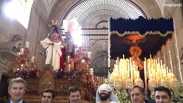 Feijóo visita los pasos de la Semana Santa de Salamanca