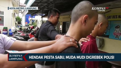 Hendak Pesta Sabu, Muda-Mudi Digerebek Polisi