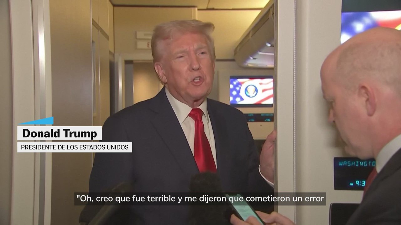 Donald Trump afirma que el ataque de Rusia del Domingo de Ramos "fue un error"