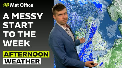 Met Office Afternoon Weather Forecast 14/04/25 – Heavy rain in places