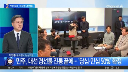 ‘당심·민심 50%’ 확정…‘찬성 96%’ 어대명 경선룰?