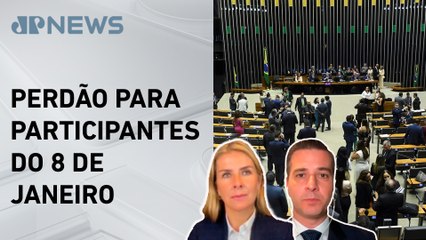 Feriado deve atrasar avanço do Projeto de Anistia no Congresso; Deysi Cioccari e Beraldo comentam