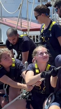 Los duros entrenamientos de la princesa Leonor a bordo del buque escuela Juaqn Sebastian de Elcano